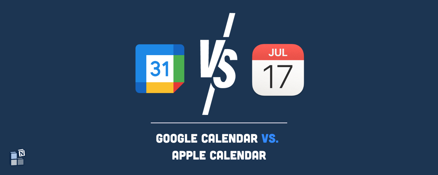 Google Calendar vs. Apple Calendar : Lequel est le meilleur ?