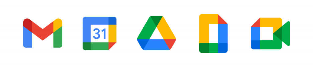 Google Workspace apps icons