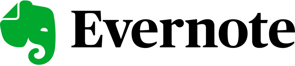 Logotipo de Evernote con nombre